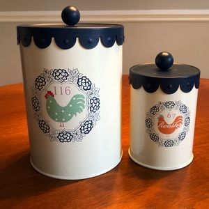 World Market “Rooster Canisters”